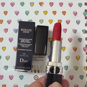 Dior Rouge Lipstick — Vibrant Red Finish